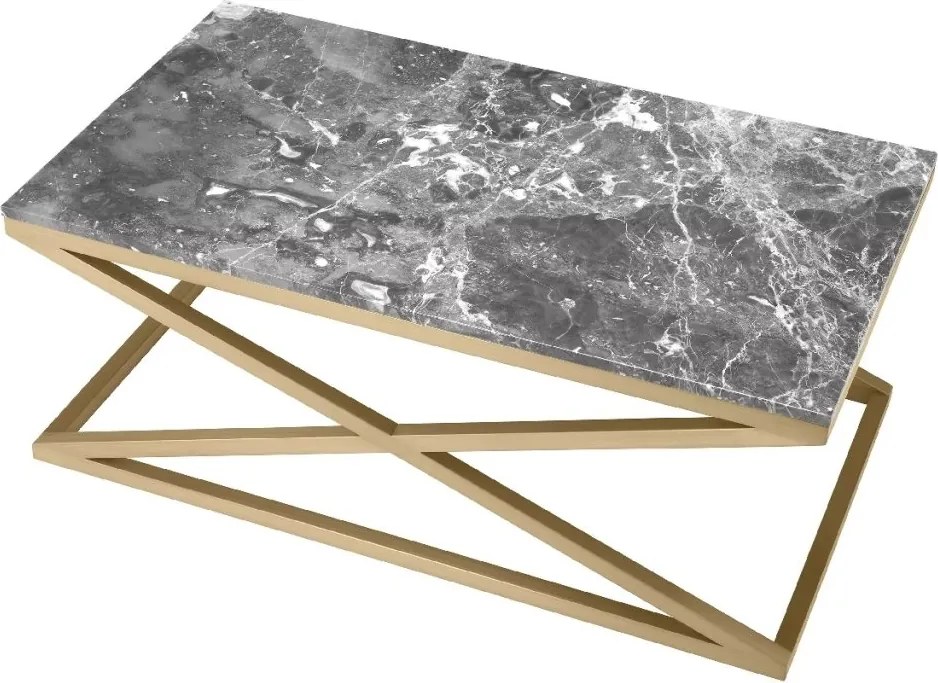 Masuta de cafea design LUX Criss Cross 120x70cm