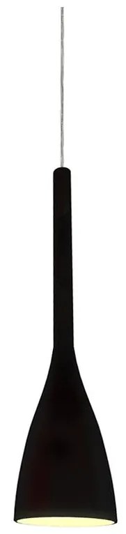 Ideal Lux - Lustră pe cablu FLUT 1xE14/40W/230V, Ø 10,5 cm, negru