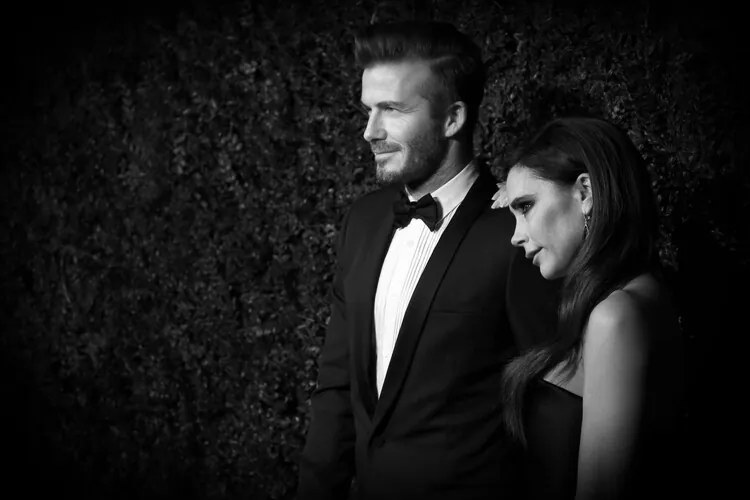 Fotografie David Beckham and Victoria, Mike Marsland