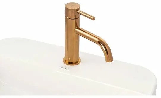 Baterie lavoar Rea Lungo rose gold