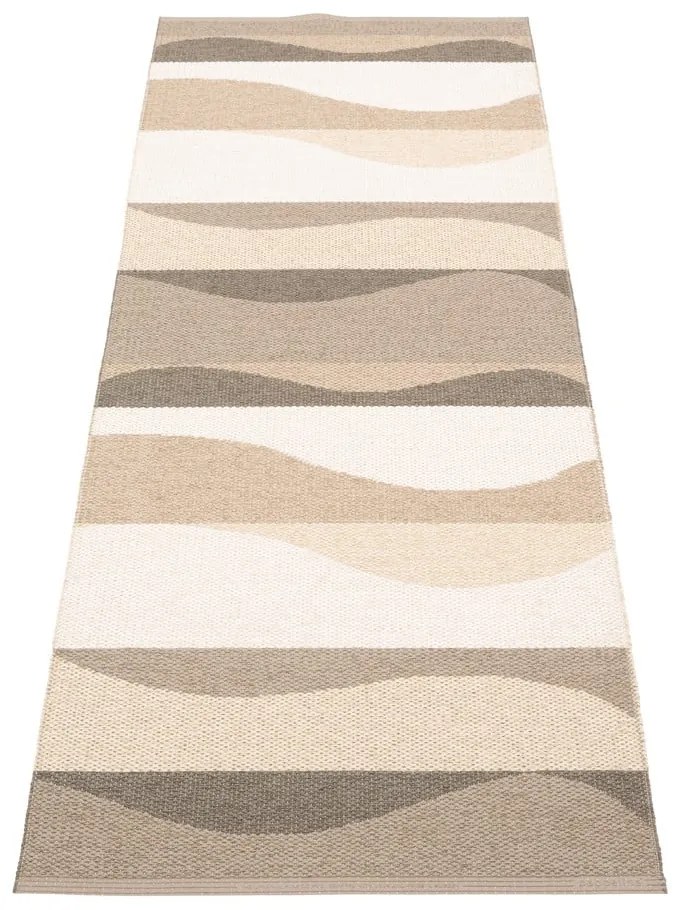 Covor tip traversă pentru interior și exterior maro/bej 70x200 cm Urvi Earth – Pappelina