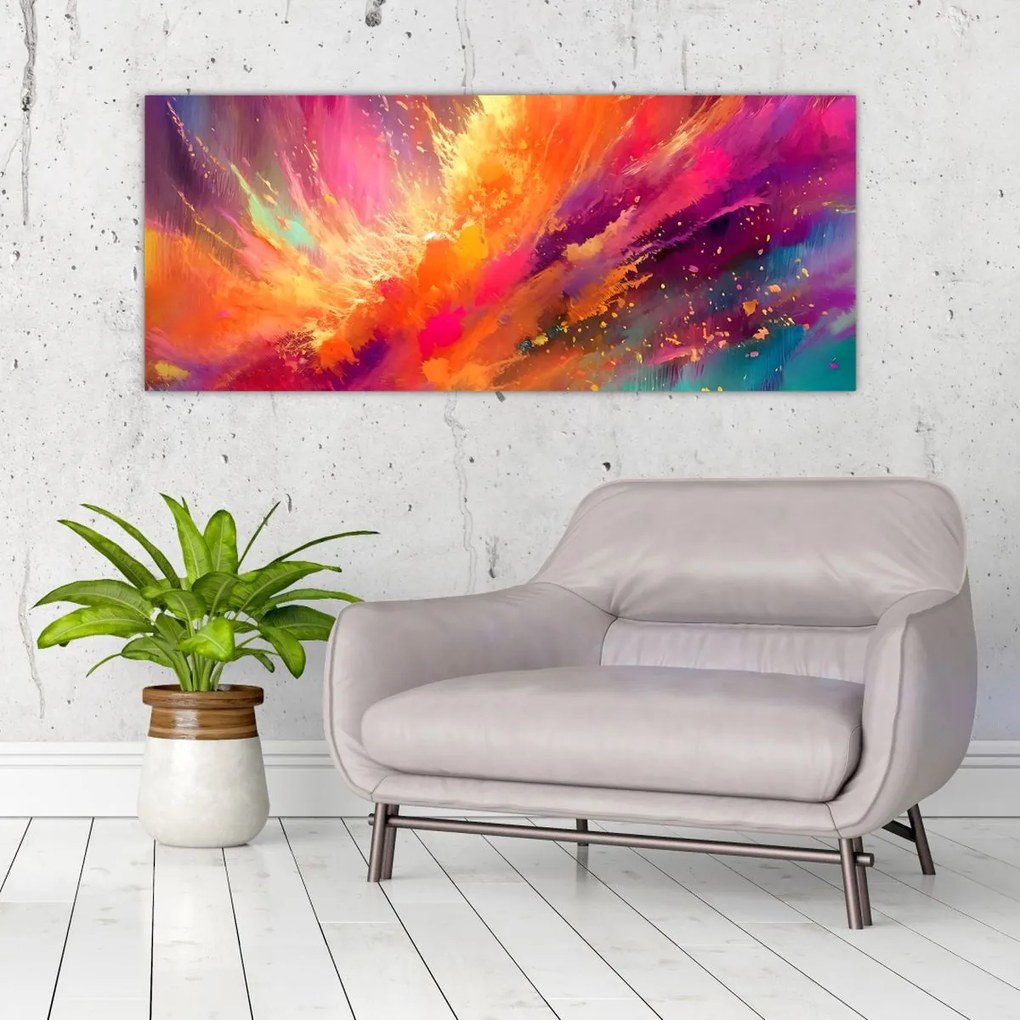 Tablou - Abstractizare dinamică (120x50 cm)