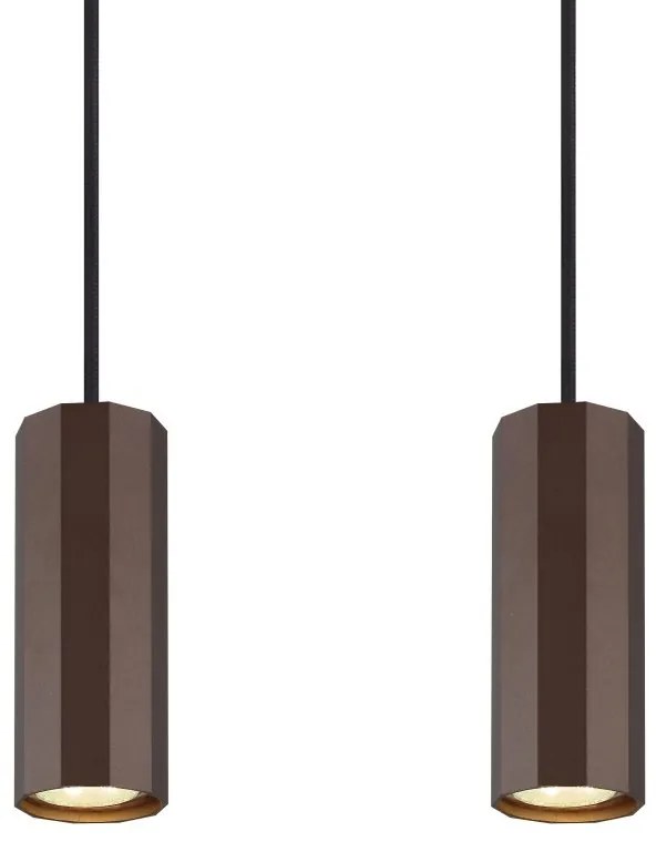 Lustra suspendata stil minimalist JAMES 4L bronz