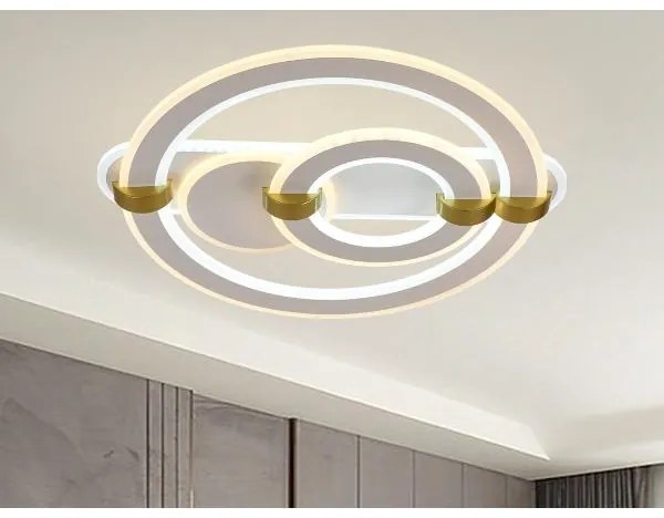 Plafonieră LED dimabilă, 120 W, 230 V, 3000–6500 K + telecomandă