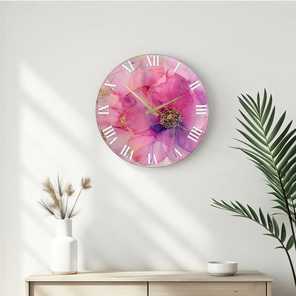 Ceas de perete Roz 339, 40 cm