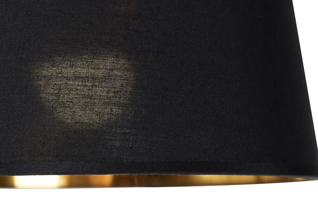 Lampă arcadă inteligentă neagră cu auriu, inclusiv Wifi A60 - Arc Basic