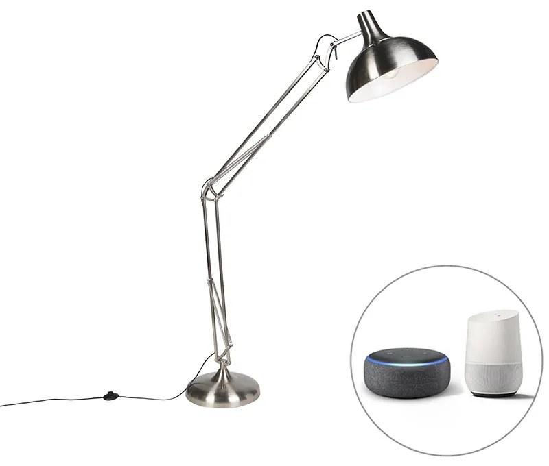 Lampa de podea inteligenta din otel cu Wi-Fi A60 - Hobby