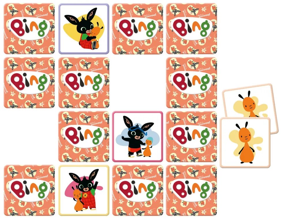 Bing Here I Go joc de memorie cu 24 de piese