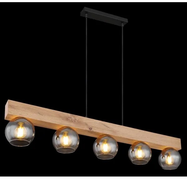 Lustră pe cablu MOITAS 5xE27/40W/230V Globo 15656-5H