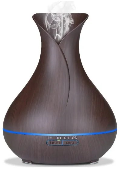 Umidificator și ionizator de aer LED RGB 400 ml