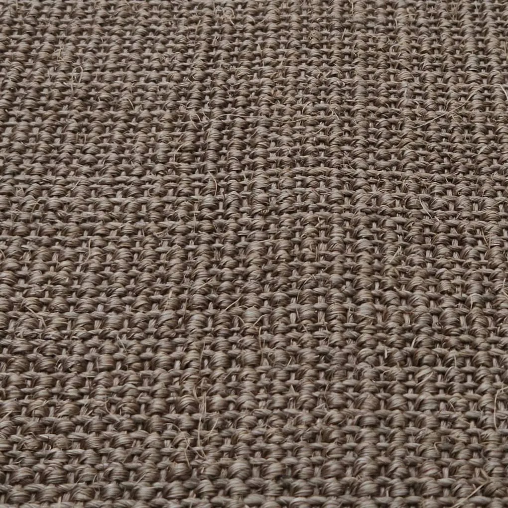 Covor din sisal natural, maro, 100x250 cm Maro, 100 x 250 cm