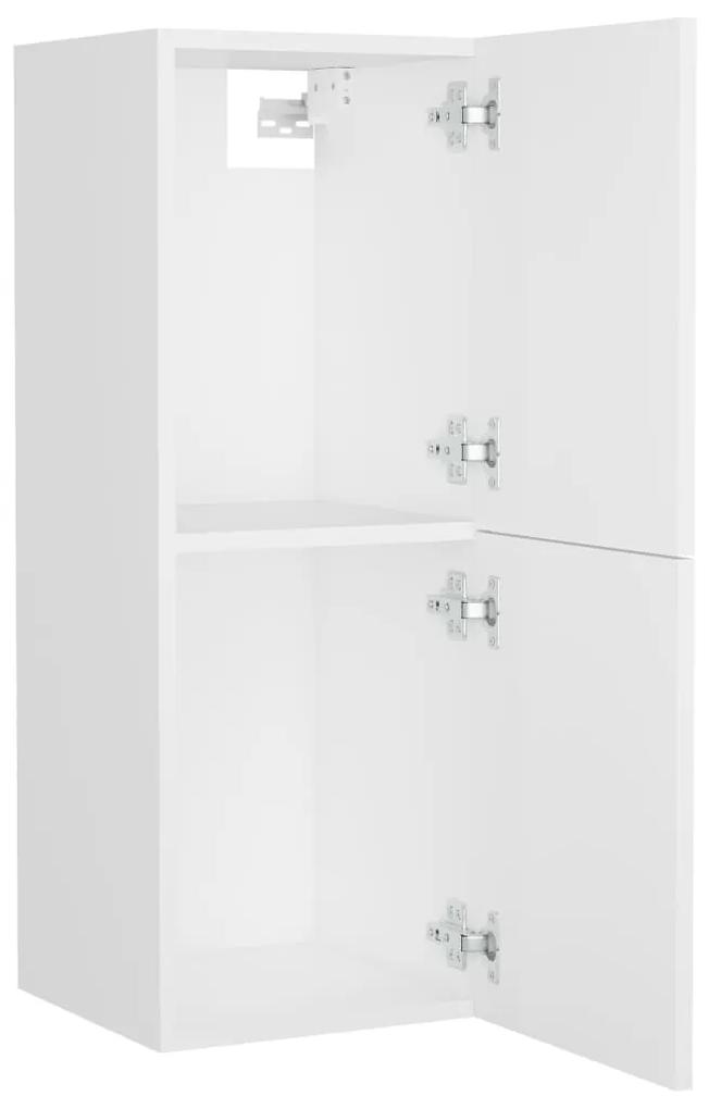 Set mobilier de baie, alb, PAL Alb, 60 x 38.5 x 46 cm, 1