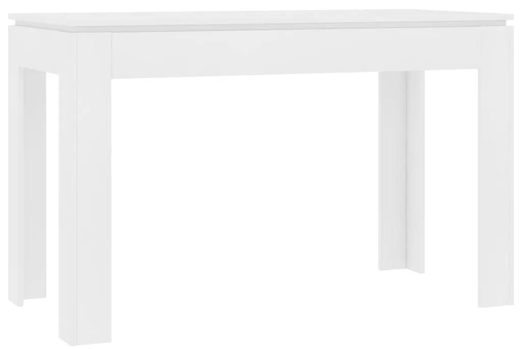 Masă de bucătărie, alb, 120 x 60 x 76 cm, pal