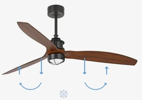 Ventilator LED de tavan FARO 33395-10 JUST FAN LED/16W/230V d. 128 cm + telecomandă