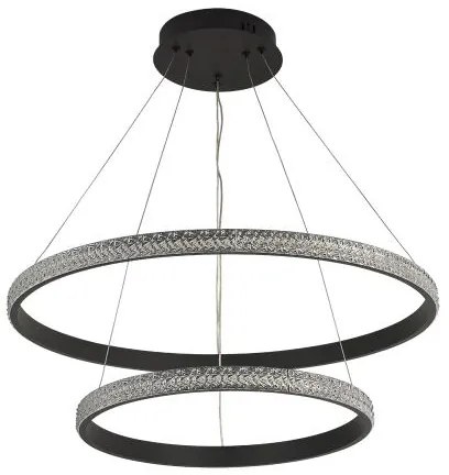 Lustră LED dimabilă pe cablu LED/65W/230V 3000-6500K + telecomandă