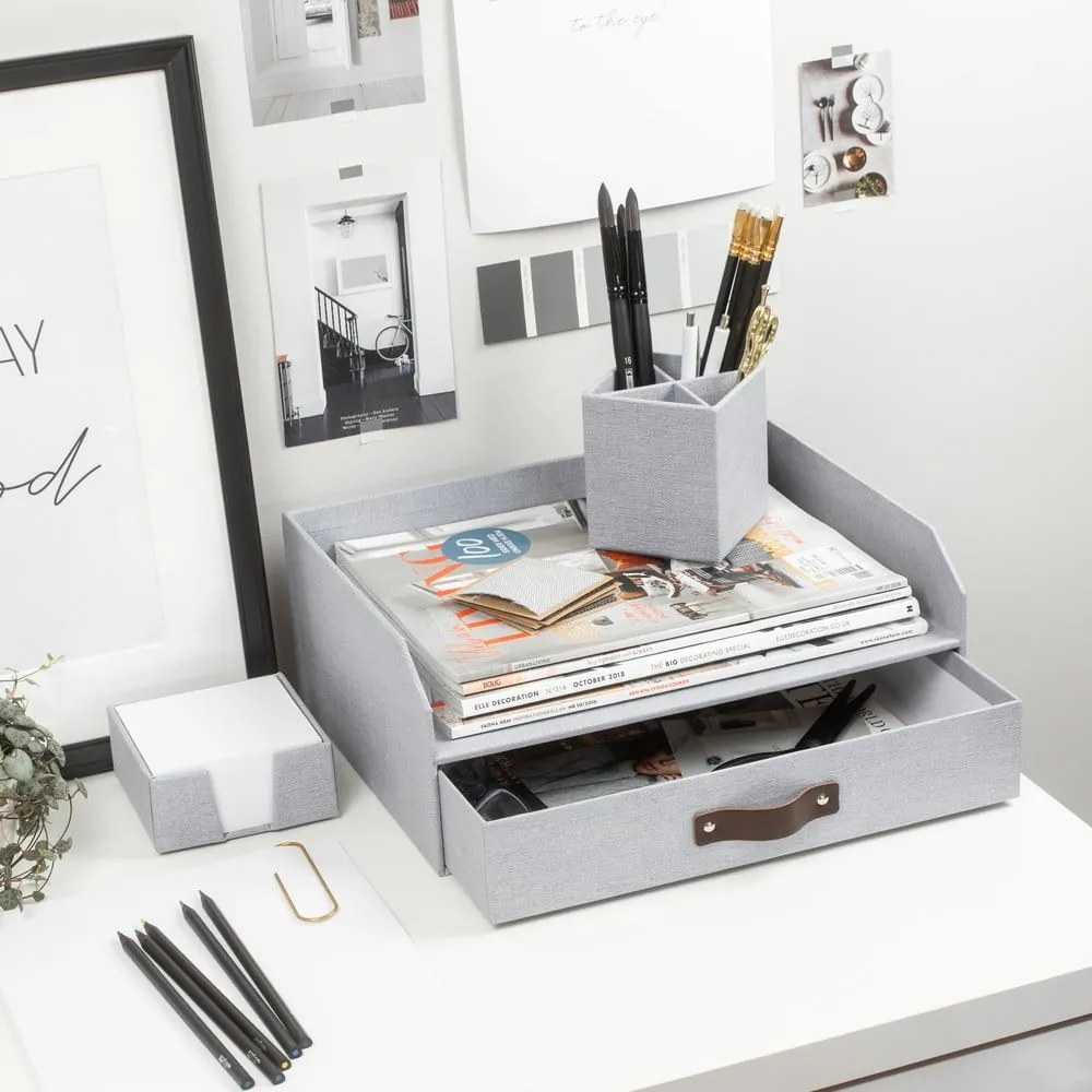 Organizator pentru sertar/pentru documente din carton Walter – Bigso Box of Sweden