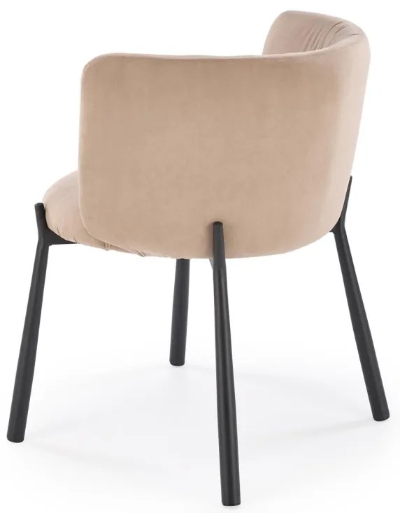 Scaun K531 velvet bej