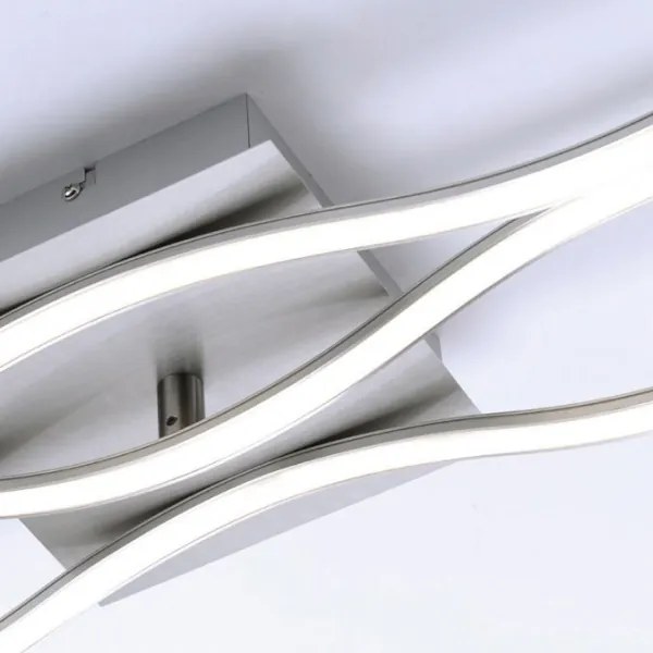 Leuchten Direkt 15167-55-LED WAWE lustră aplicată 2xLED/12,5W/230V+LED/17W