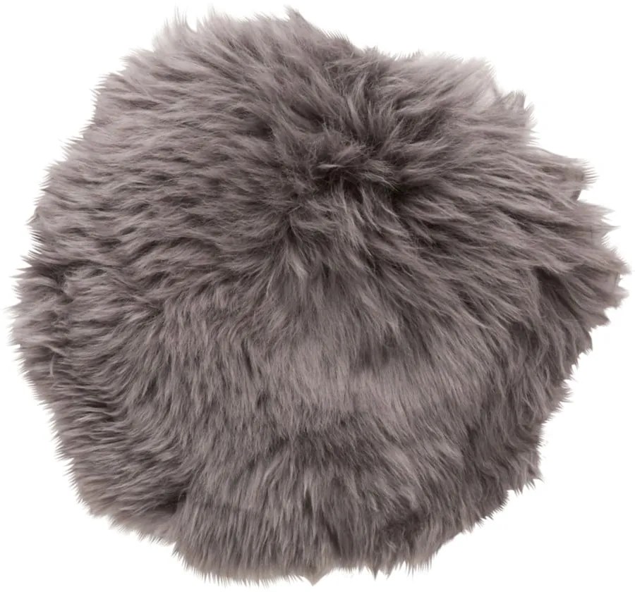 Pernă de scaun blană de oaie ø 38 cm Prim – Hübsch