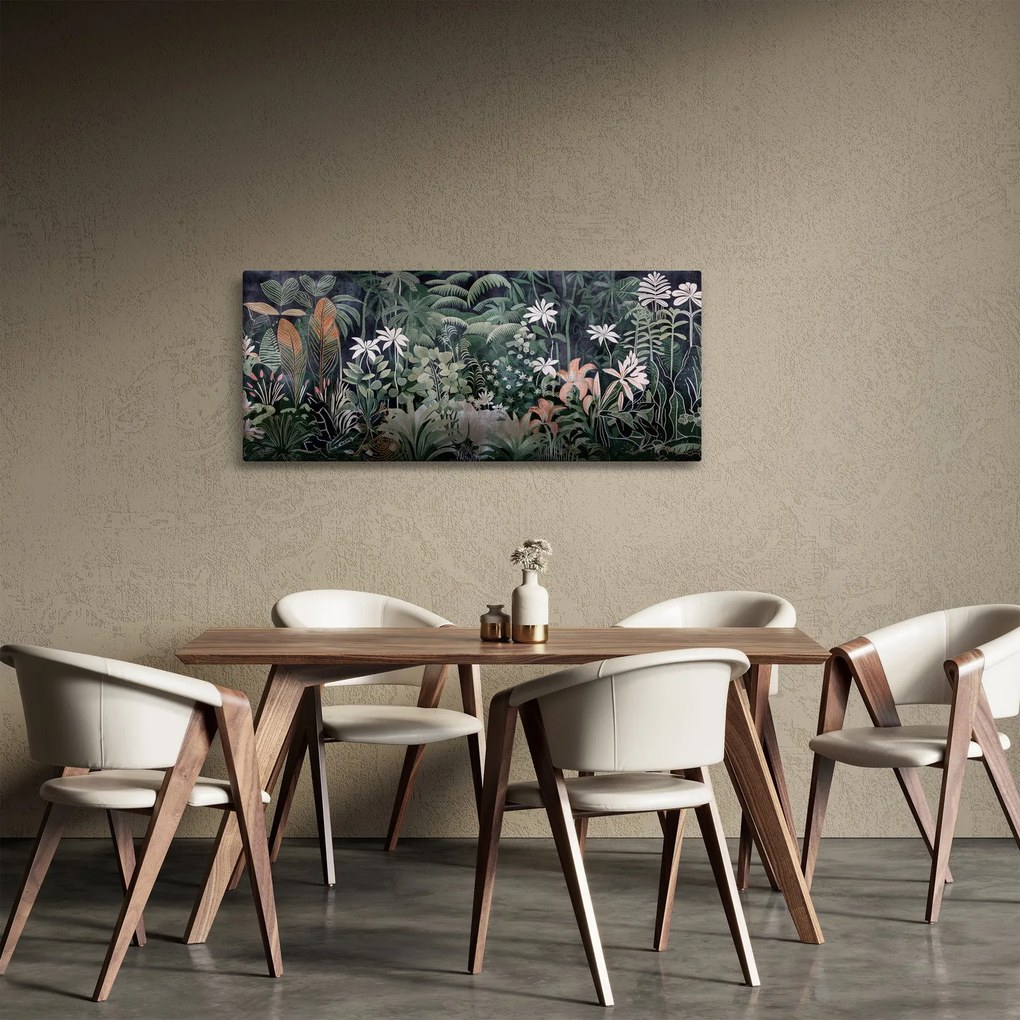 Tablou - Model de junglă pictat (120x50 cm)