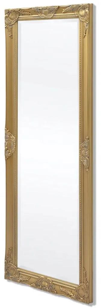 vidaXL Oglindă verticală in stil baroc 140 x 50 cm auriu