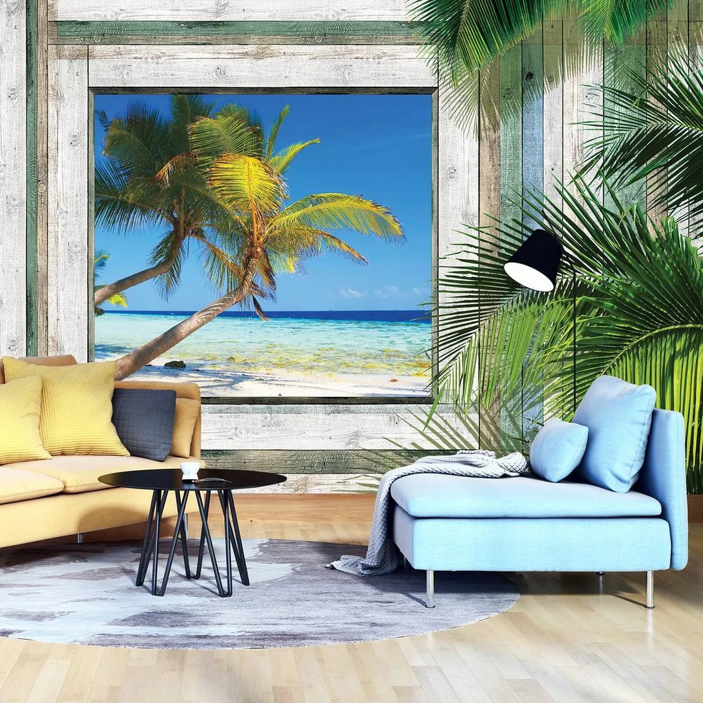 Fototapet - Plajă, mare, nisip (152,5x104 cm)