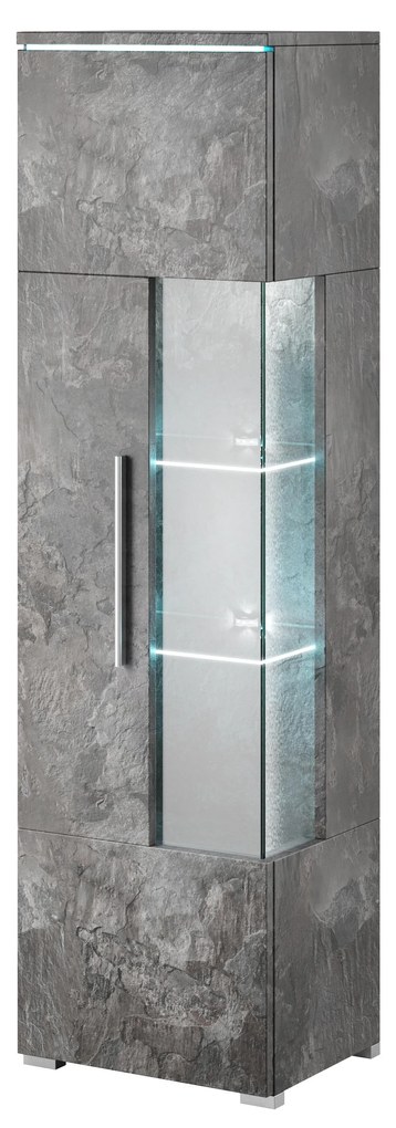 Vitrină Indiko Typ 05 (S) (schiefer) (cu iluminat). 1108209