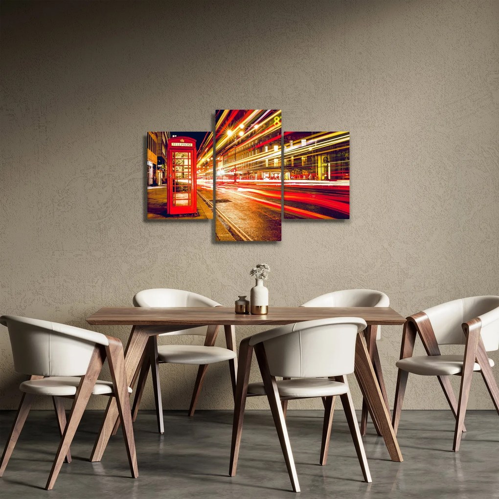 Tablou - căsuța telefonică roșie (90x60 cm)