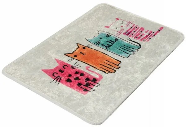 Covoraș de Baie Baby Cats, 40x60 cm, Multicolor