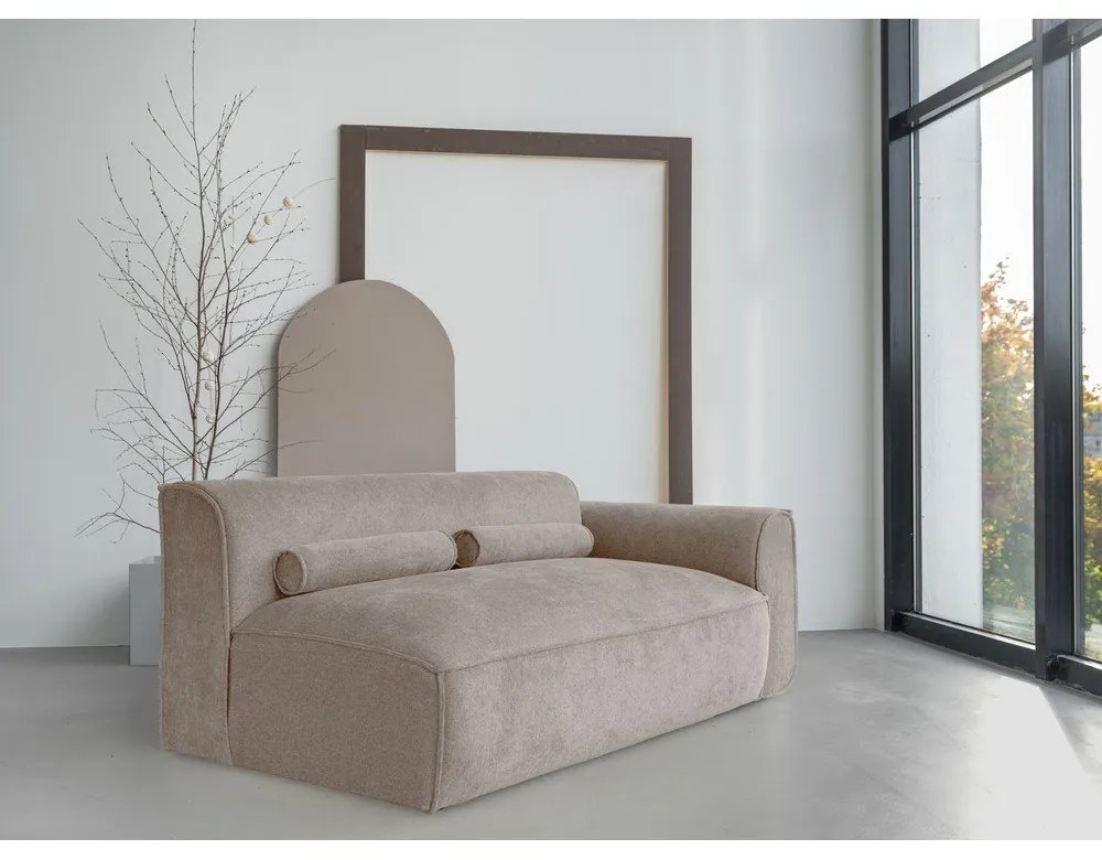 Modul pentru canapea bej (cu colț pe partea dreaptă) Flex Felix – Miuform