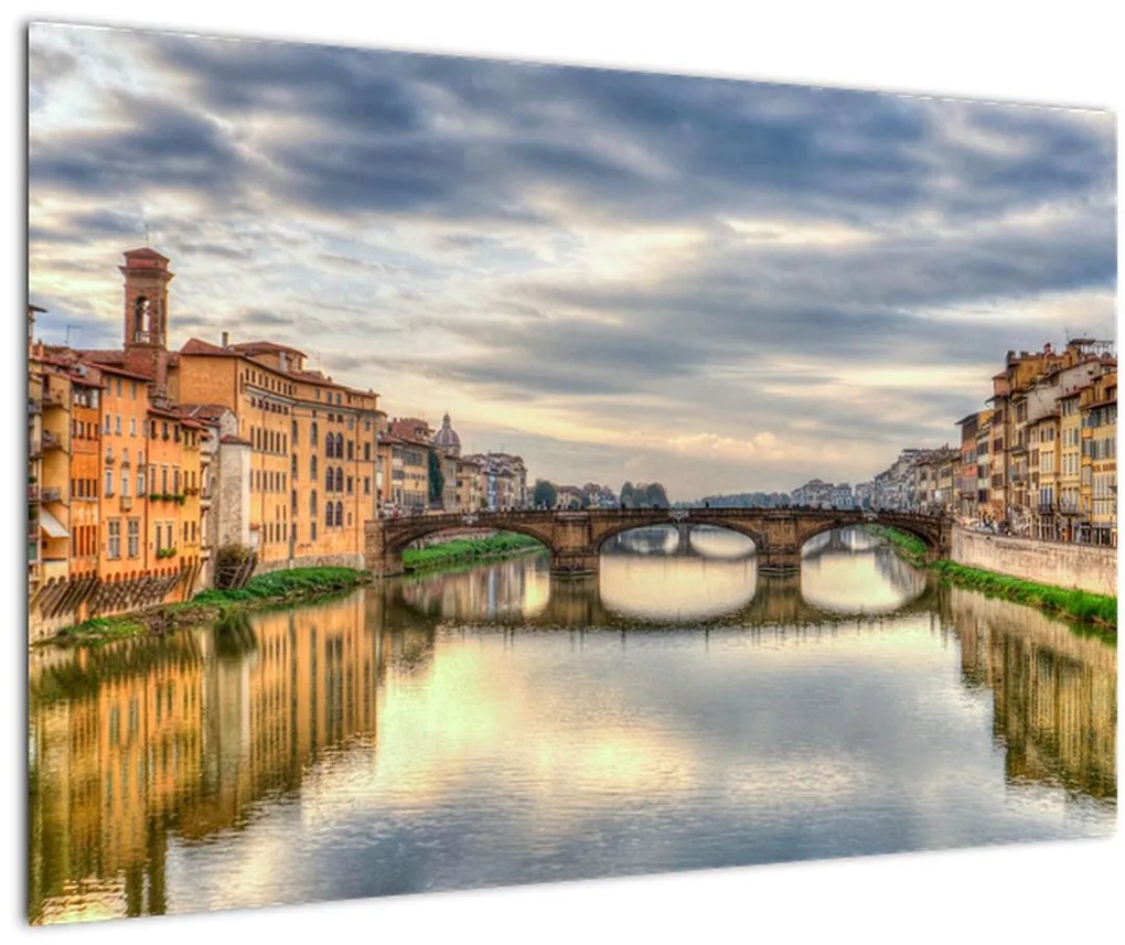 Tablou - Pod peste râu (90x60 cm)