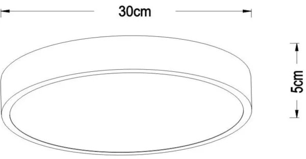 Plafonieră LED dimabilă Lucide 79185/30/30 UNAR LED/18W/230V negru