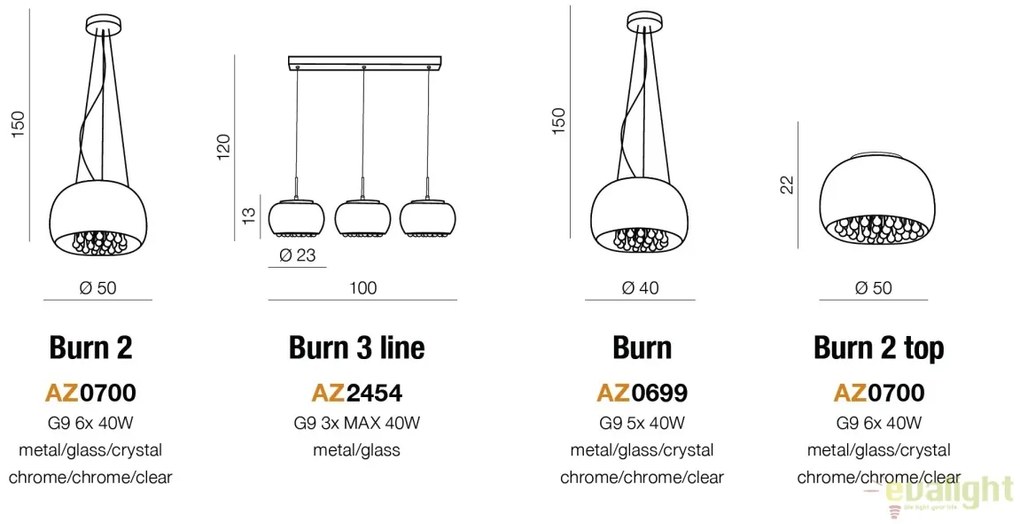 Aplica perete moderna design elegant Burn