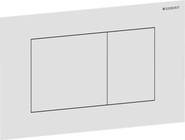 Clapeta actionare dubla rezervor wc, alb mat, Geberit Sigma40 Alb mat