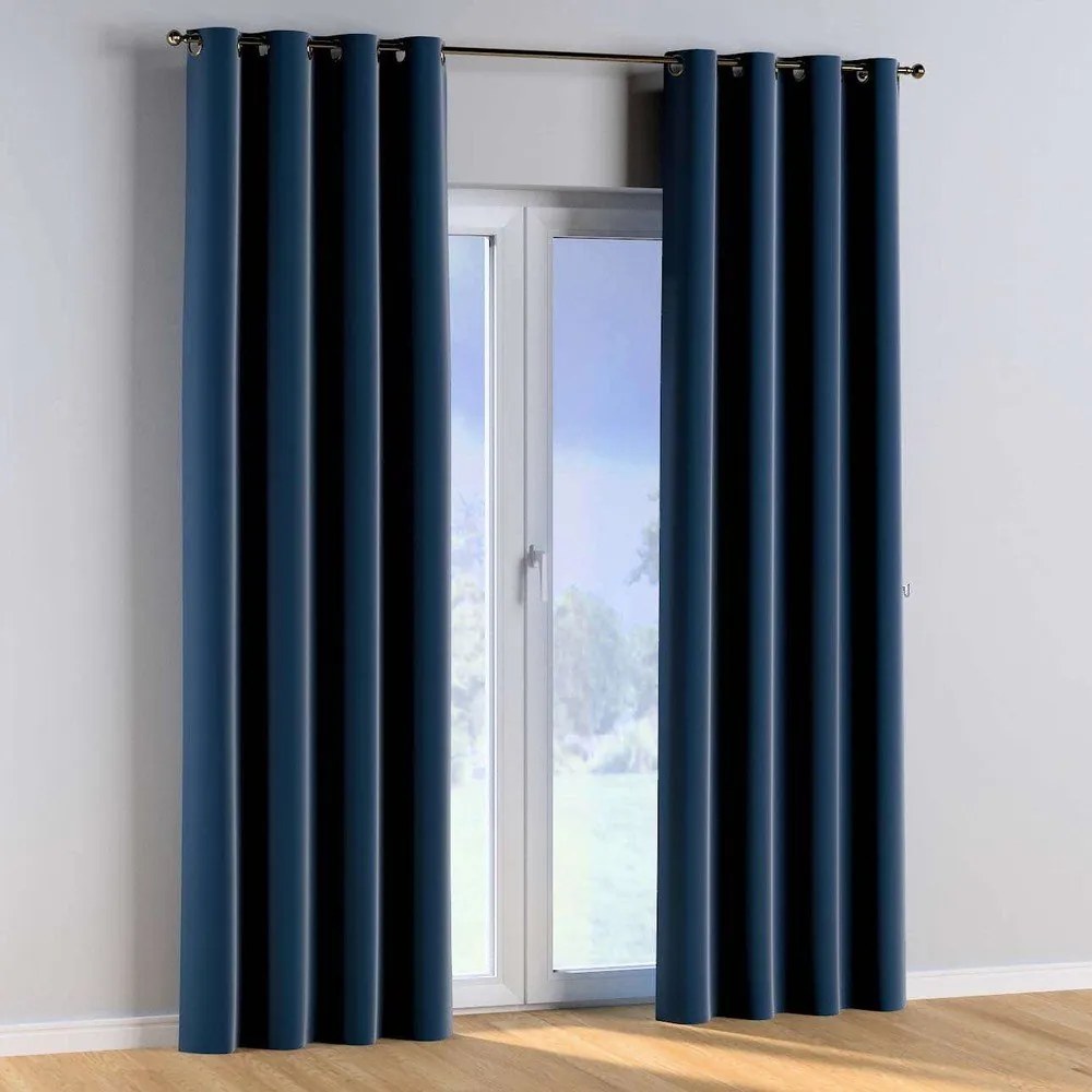 Draperie albastră 260x130 cm Posh Velvet - Yellow Tipi