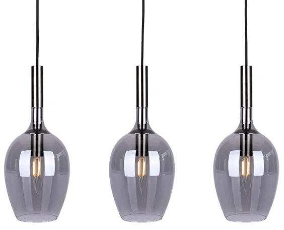 Lustră pe cablu LUGANO 3xE14/40W/230V gri