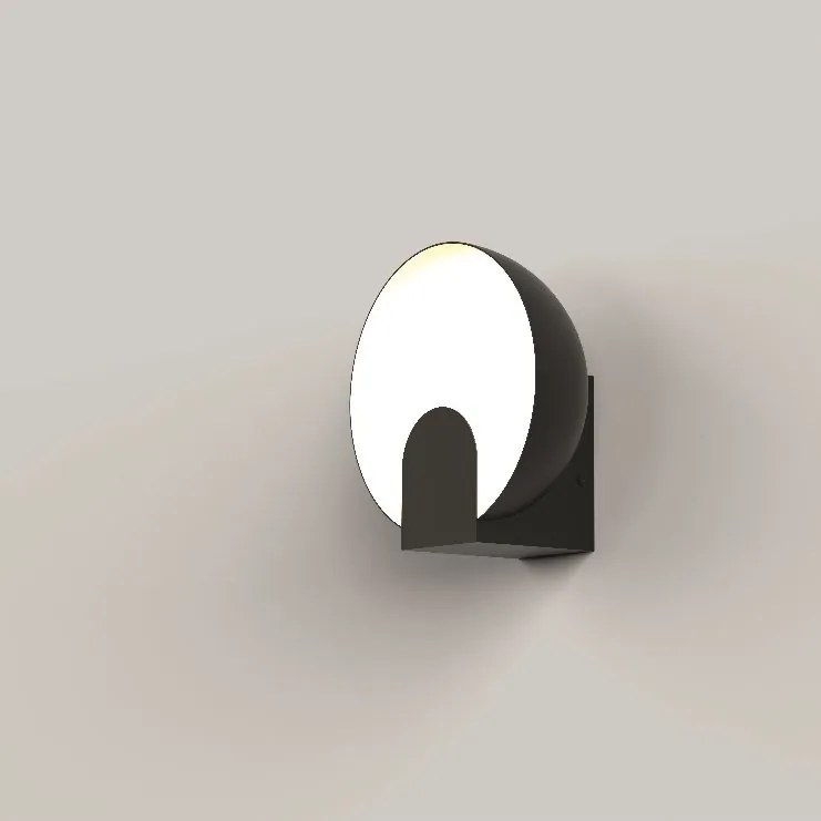 Aplica de perete LED design ambiental OCULO negru