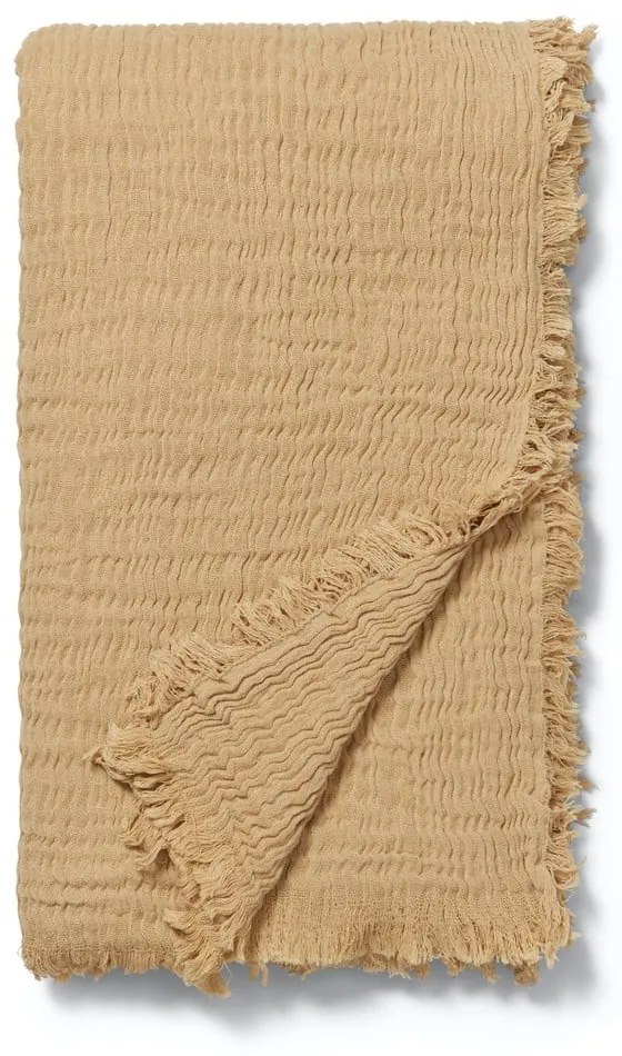 Cuvertură bej pentru pat dublu 240x260 cm Reloved – JUNA