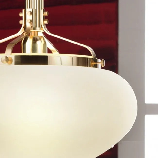 Pendul elegant stil clasic Nostalgie 33cm alama lucios/champagne