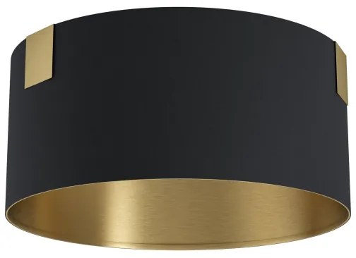 Plafonieră Eglo 39963 TORTOLA 1xE27/40W/230V negru/auriu