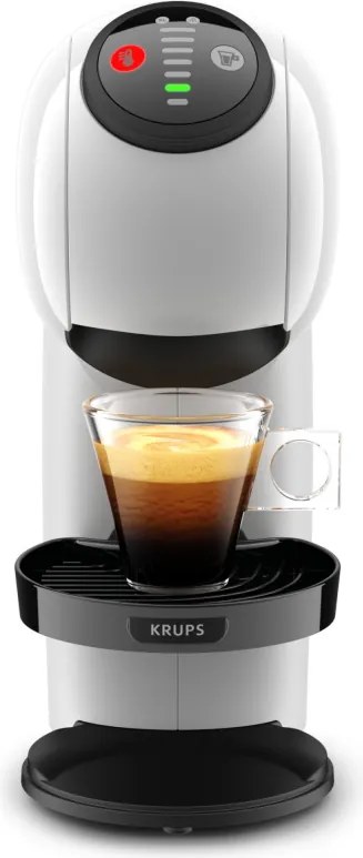 Espressor Krups KP243110 NDG GENIO S WHITE, 1500 W, 15 bar, 0,8 l, Compatibil cu capsulele NESCAFÉ® Dolce Gusto®, LED, Functie XL, Alb