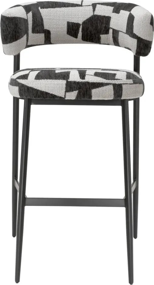 Scaun bar design LUX Bar Stool Folsom, Brooklyn black