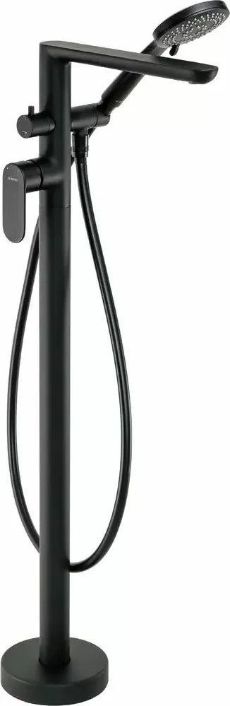 Baterie cada freestanding Deante Alpinia negru