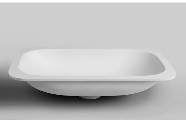 Sapho - Lavoar încastrat ROCKSTONE 67 x 35,5 cm, alb mat