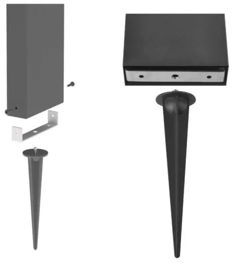 Lampă LED solară cu senzor LED/4,4W/3,7V 2200 mAh IP44