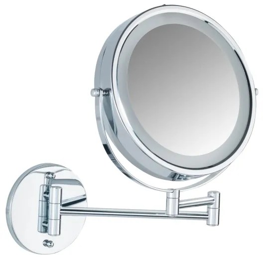 WENKO 3656530100 - Oglindă POWER-LOC, crom lucios, 25,5 x 32 cm