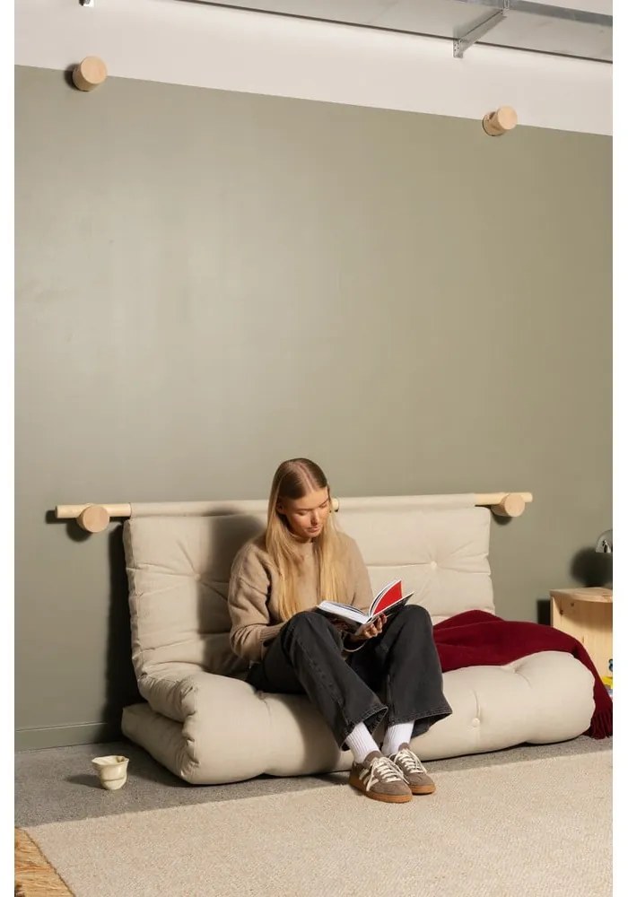 Canapea verde extensibilă 135 cm Hooked – Karup Design