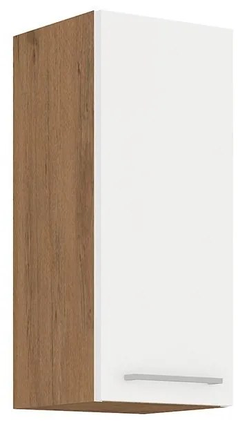 Dulap superior de bucătărie 30 G-72 1F Woody (Stejar lancelot + Alb lucios). 1070034