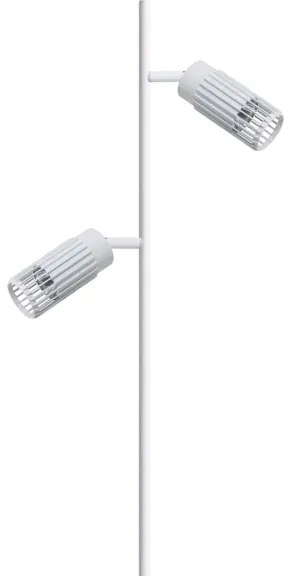 Lampadar VERTICAL 2xGU10/8W/230V alb