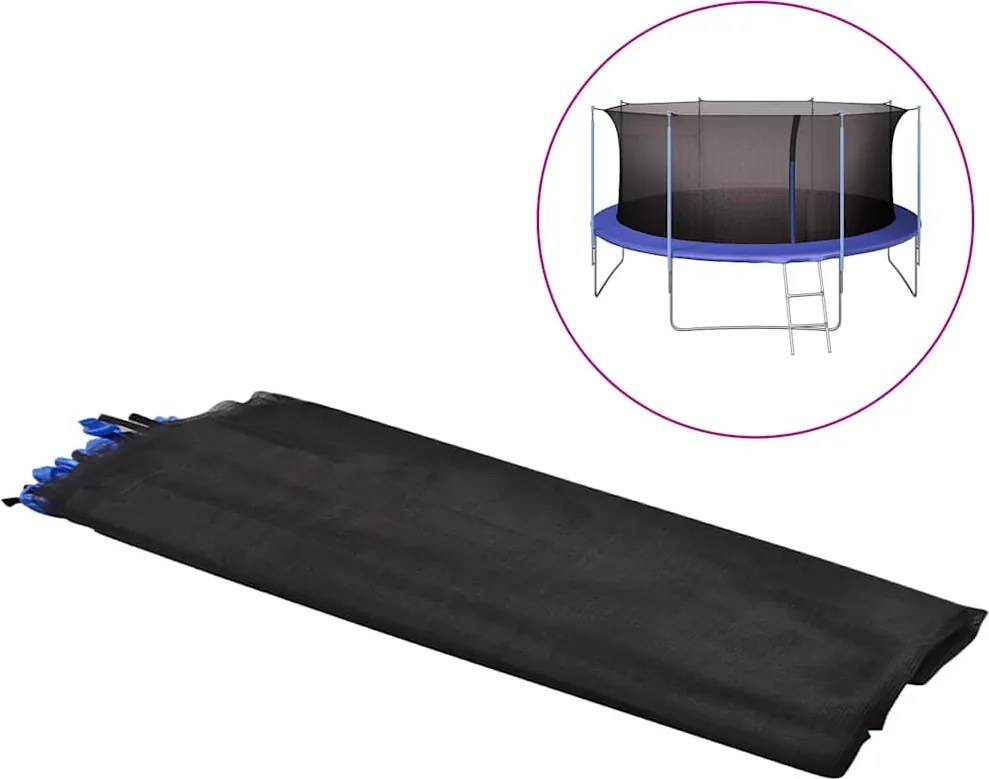 vidaXL Plasă de siguranță pentru trambulină rotundă de 4,57 m